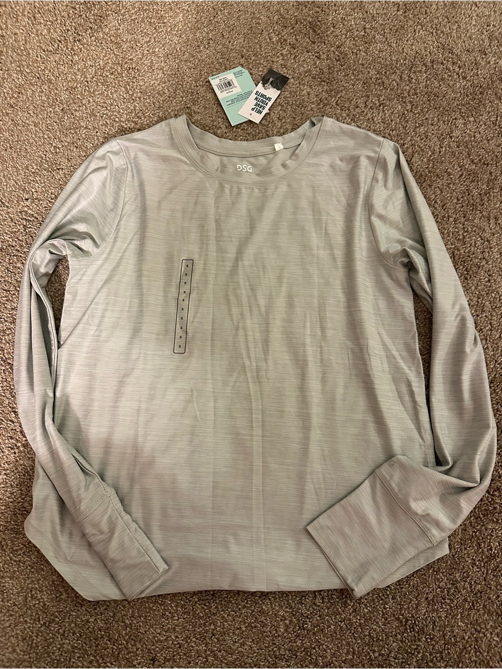 DSG Women’s Long Sleeve Performance Shirt - Light Gray